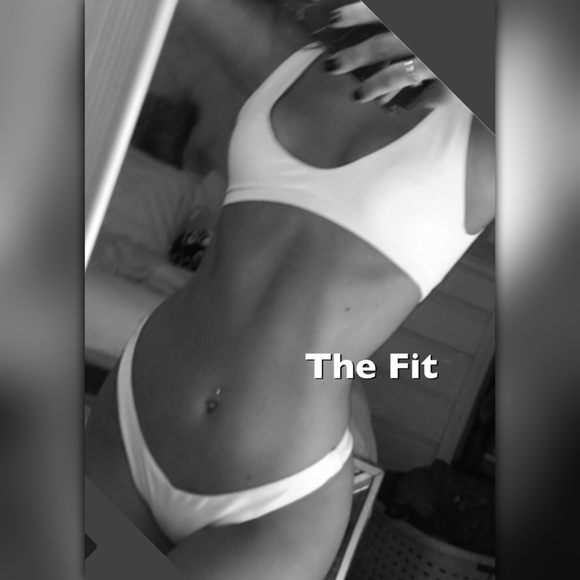 Neon Orange Scoop Neck  Vacation Bikini - Picture 5 of 6